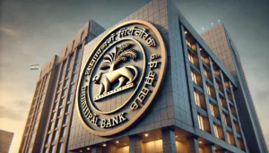 RBI building front view with Reserve Bank of India logo representing latest RBI repo rate, MPC meeting updates and monetary policy news