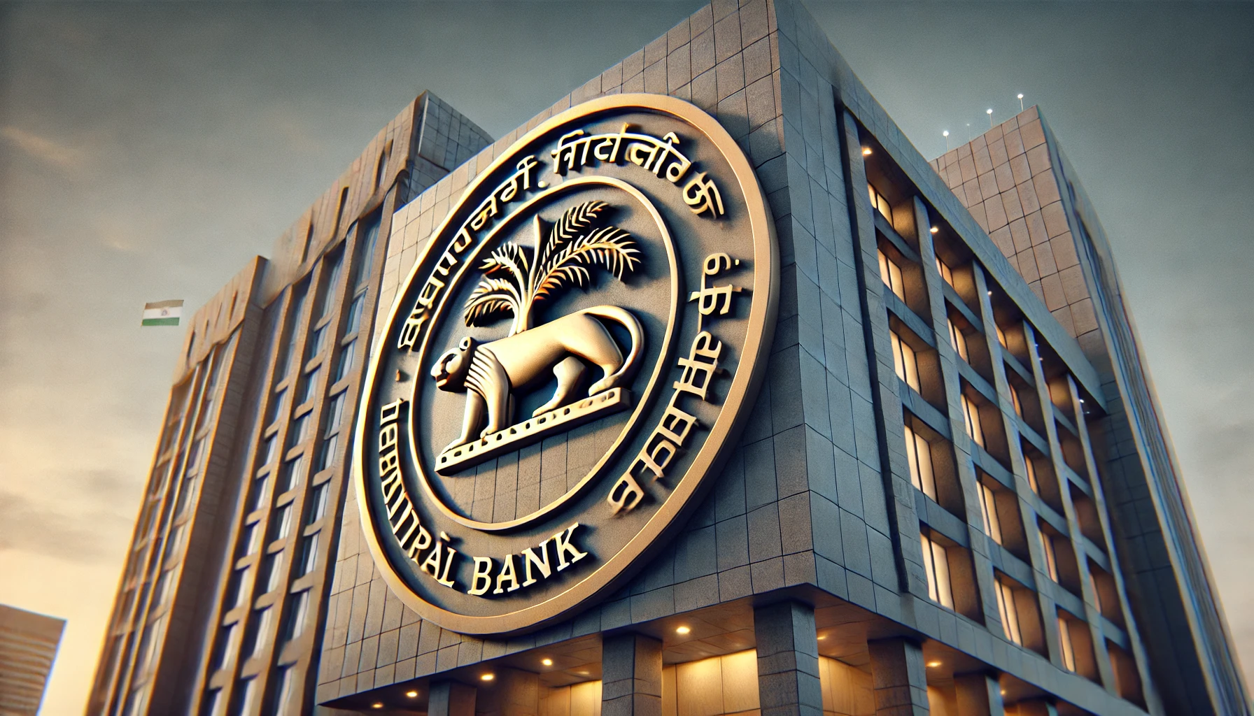 RBI building front view with Reserve Bank of India logo representing latest RBI repo rate, MPC meeting updates and monetary policy news
